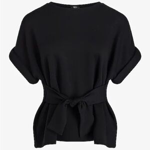 Tie Front Business Blouse